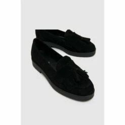 Schuh Laurie Black Suede Tassel Loafers 4 Schuh Laurie Black Suede Tassel Loafers -Schuh Shop unnamed file 724