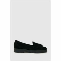 Schuh Laurie Black Suede Tassel Loafers 6 Schuh Laurie Black Suede Tassel Loafers -Schuh Shop unnamed file 726