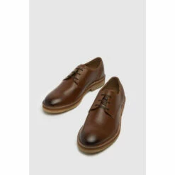 Schuh Mens Brown Oliver Tumbled Gum Derby Shoes -Schuh Shop unnamed file 730