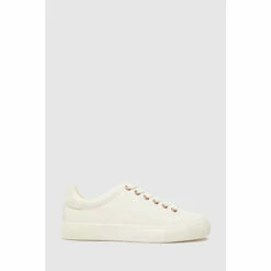 Schuh Nina White Lace-Up