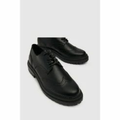 Schuh Limor Lace Up Black Brogues -Schuh Shop unnamed file 739