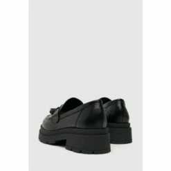 Schuh Loft Chunky Leather Black Loafers -Schuh Shop unnamed file 744