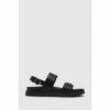 Schuh Tasha Black Leather Double Band Sandals 2 Schuh Tasha Black Leather Double Band Sandals -Schuh Shop unnamed file 747