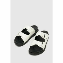 Schuh Tess White Croc Studded Footbed Sandals 5 Schuh Tess White Croc Studded Footbed Sandals -Schuh Shop unnamed file 771