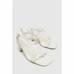 Schuh White Sania Strappy Heels -Schuh Shop unnamed file 775