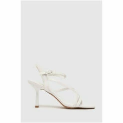 Schuh White Sania Strappy Heels -Schuh Shop unnamed file 777