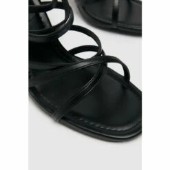 Schuh Black Serene Flared Heel Sandals -Schuh Shop unnamed file 804