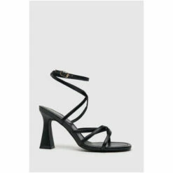 Schuh Black Serene Flared Heel Sandals -Schuh Shop unnamed file 805
