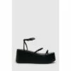 Schuh Black Scarlet Flatform Strappy Sandals -Schuh Shop unnamed file 819