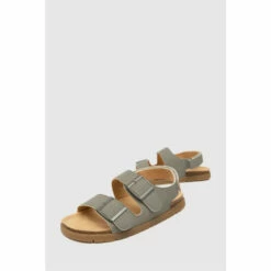 Schuh Khaki Green Luck Footbed Sandals -Schuh Shop unnamed file 833