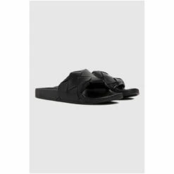 Schuh Black Tibby Weave Slide Sandals -Schuh Shop unnamed file 839