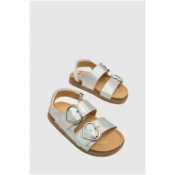 Schuh Silver Twinkle Heart Footbed Sandals 4 Schuh Silver Twinkle Heart Footbed Sandals -Schuh Shop unnamed file 842