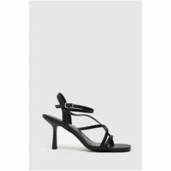 Schuh Sania Black Strappy Heels -Schuh Shop unnamed file 847