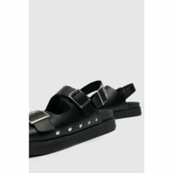 Schuh Black Talis Leather Footbed Shoes -Schuh Shop unnamed file 859