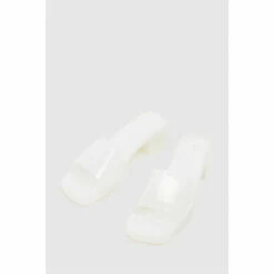 Schuh White Snoh Jelly Heel Sandals -Schuh Shop unnamed file 882