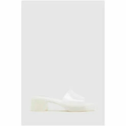 Schuh White Snoh Jelly Heel Sandals -Schuh Shop unnamed file 883