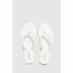 Schuh White Tassy Toe Post Sandals -Schuh Shop unnamed file 886