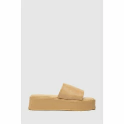 Schuh Natural Tatiana Chunky Mules