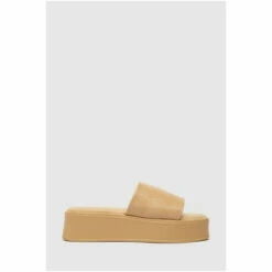 Schuh Natural Tatiana Chunky Mules -Schuh Shop unnamed file 893