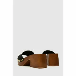 Schuh Black Tanika Suede Mule Clogs -Schuh Shop unnamed file 912