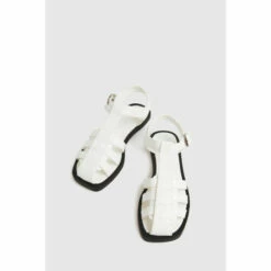 Schuh White Luella Fisherman Sandals -Schuh Shop unnamed file 918