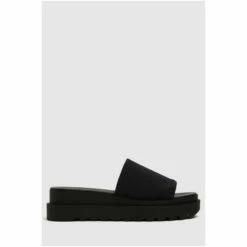 Schuh The Edit By Schuh Paola Black Chunky Mules -Schuh Shop unnamed file 942