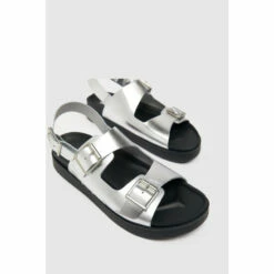 Schuh Silver Talis Leather Footbed Shoes -Schuh Shop unnamed file 946