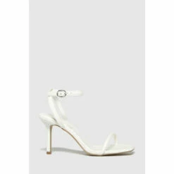 Schuh White Shea Two Part Sandals