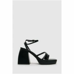 Schuh Black Swae Chunky Platform Heels -Schuh Shop unnamed file 964