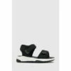Schuh Black Lean Sporty Sandals -Schuh Shop unnamed file 986