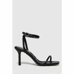 Schuh Shea Two Part Black Sandals